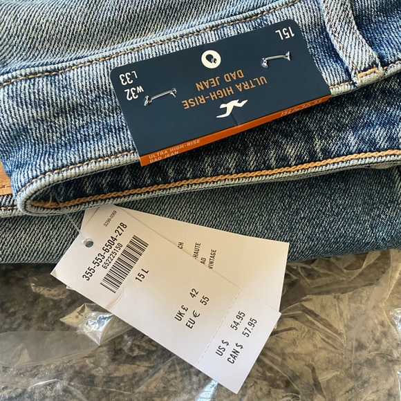 Brand new Hollister dad jeans - Picture 2 of 3